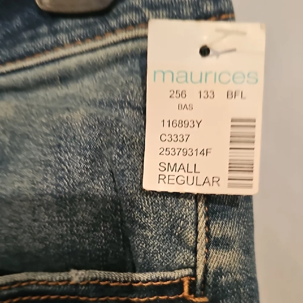 Maurices Dark Wash Distressed Skinny Jeans - Picture 6 of 12